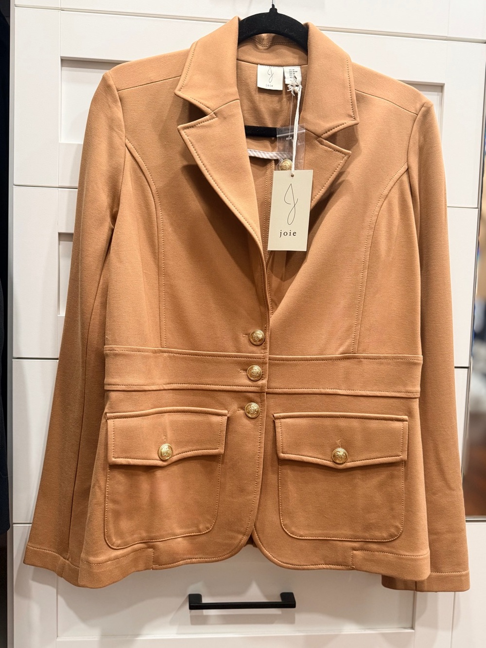 NWT Joie Women's Tan Structured Blazer Jacket